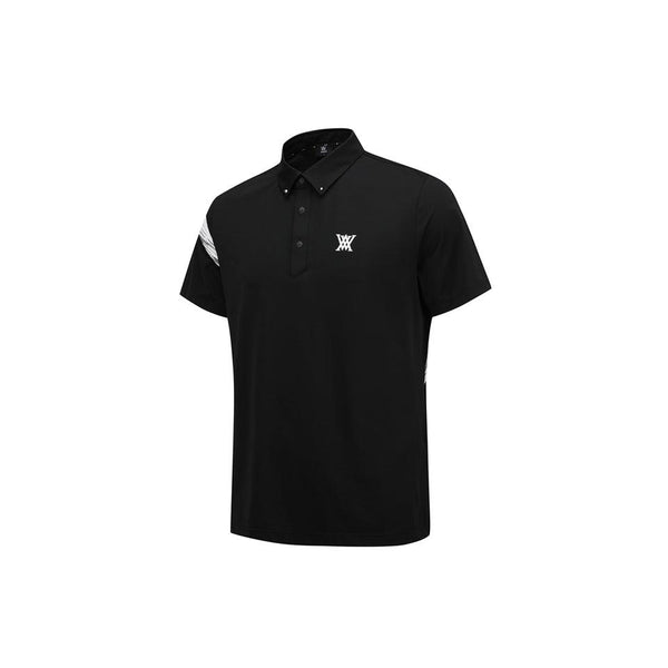Men's SM Signature Logo Short T-Shirt - Black - The Golf Season | One Stop for Your Golf Shopping!