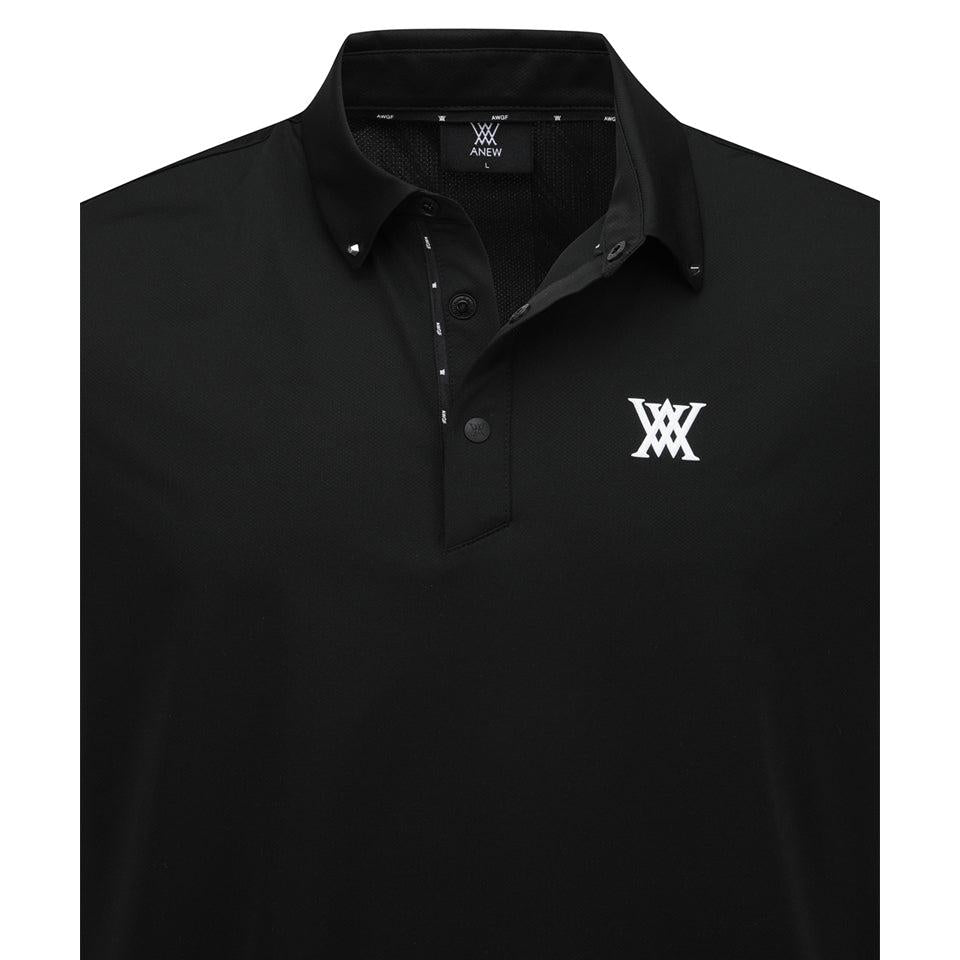men's sm signature logo short t-shirt - black