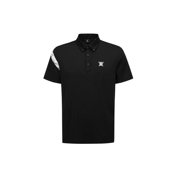 Men's SM Signature Logo Short T-Shirt - Black