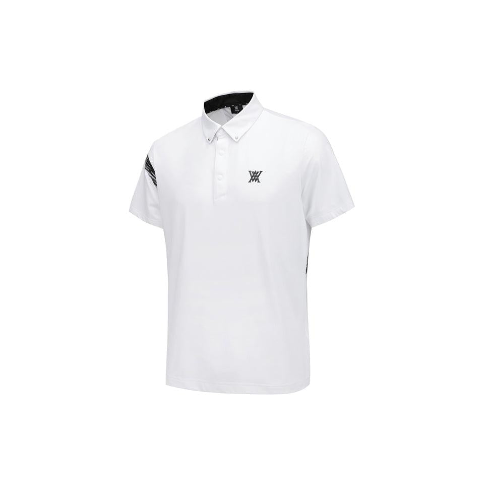 ANEW Men's SM Signature Logo Short T-Shirt - White