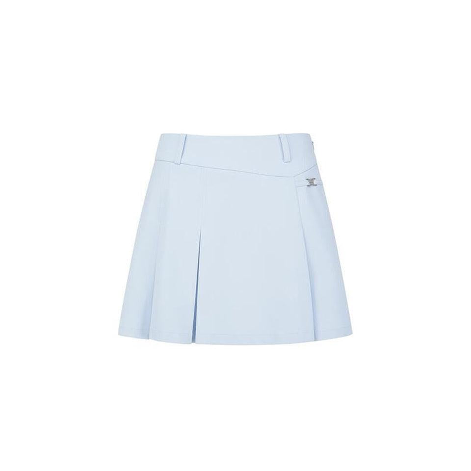 ANEW Women's SM Back Pleated Skirt - Light Blue