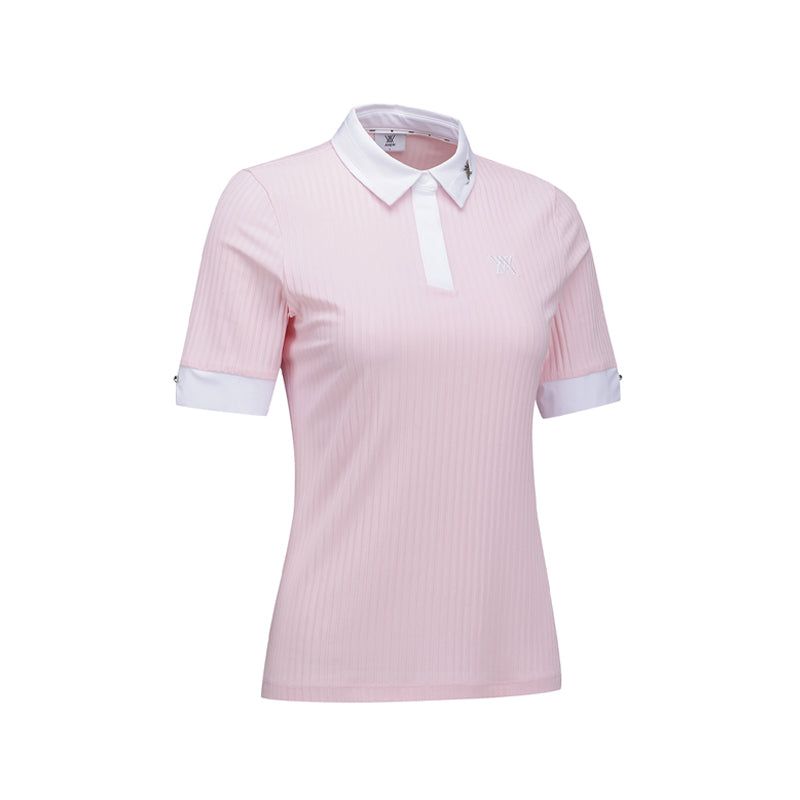 ANEW Women's SM Half Sleeve Short T-Shirt - Light Pink