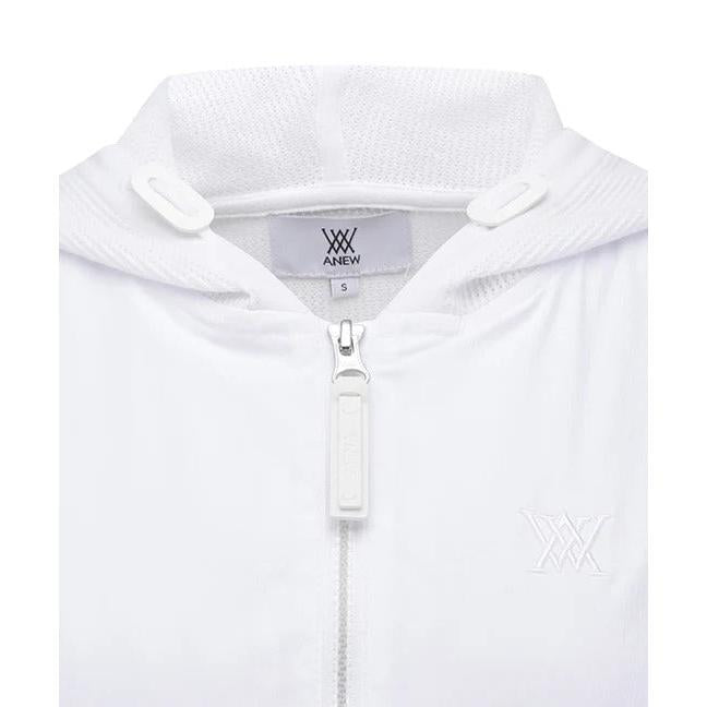 women's sm hybrid hoody knit vest - white - the golf season | one stop for your golf shopping!