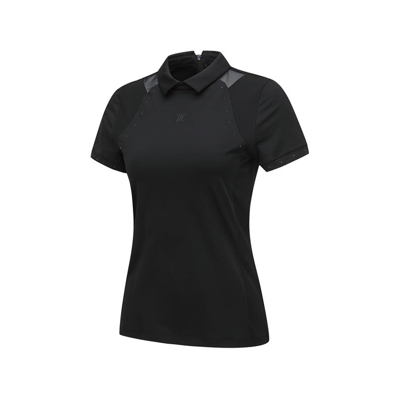 ANEW Women's SM Hybrid Short T-Shirt - Black