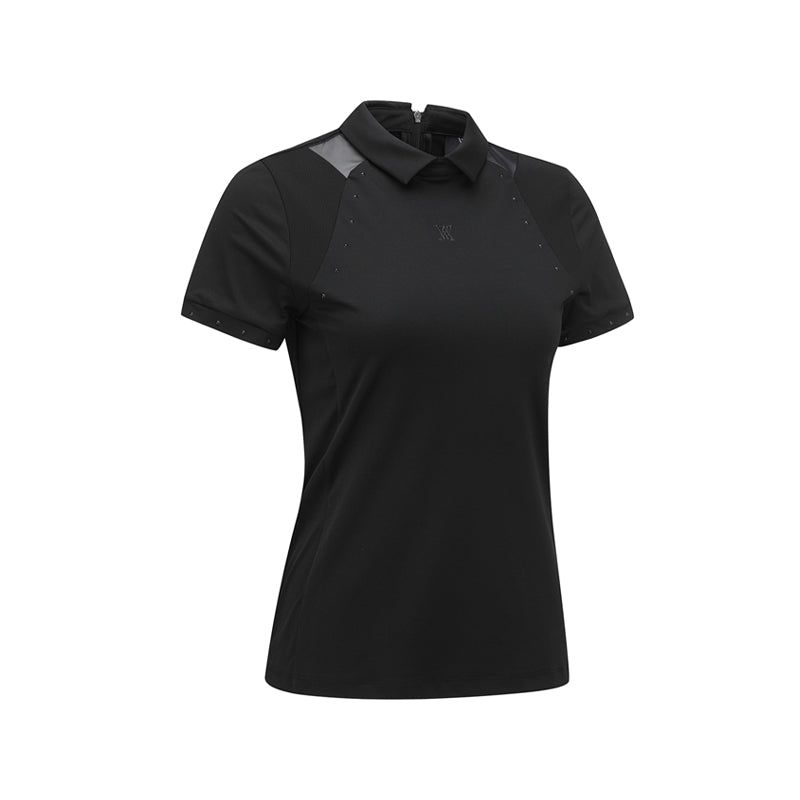 ANEW Women's SM Hybrid Short T-Shirt - Black