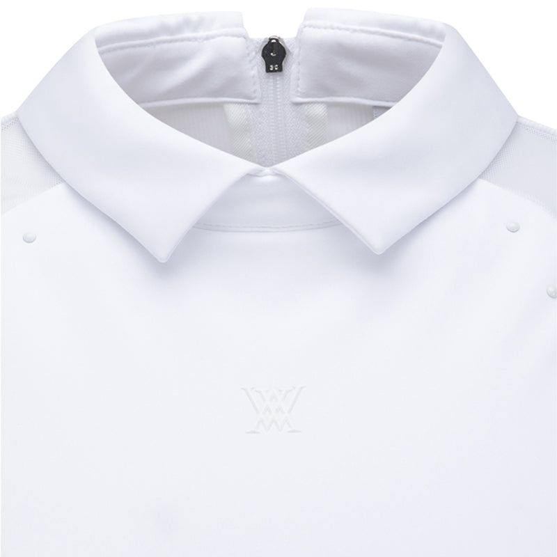 ANEW Women's SM Hybrid Short T-Shirt - White