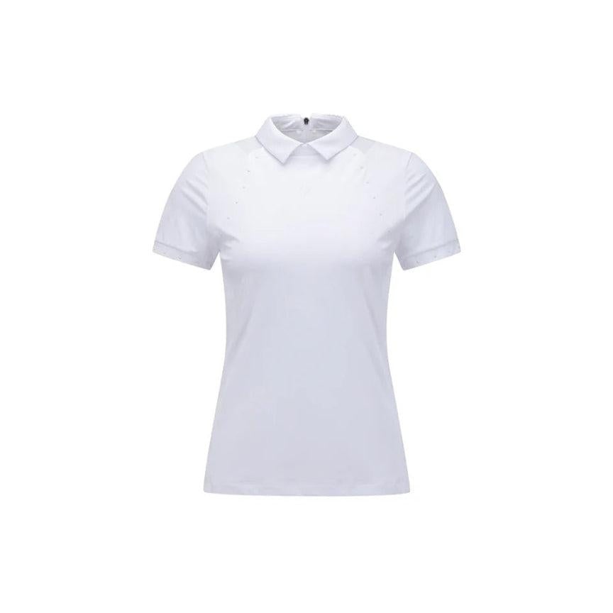 anew-anew women's sm hybrid short t-shirt - white-white-s-the golf season shop | one stop for your golf shopping!