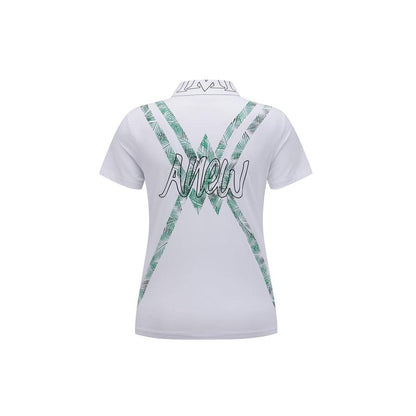 ANEW Women's SM New's Signature Logo Short T-Shirt - White