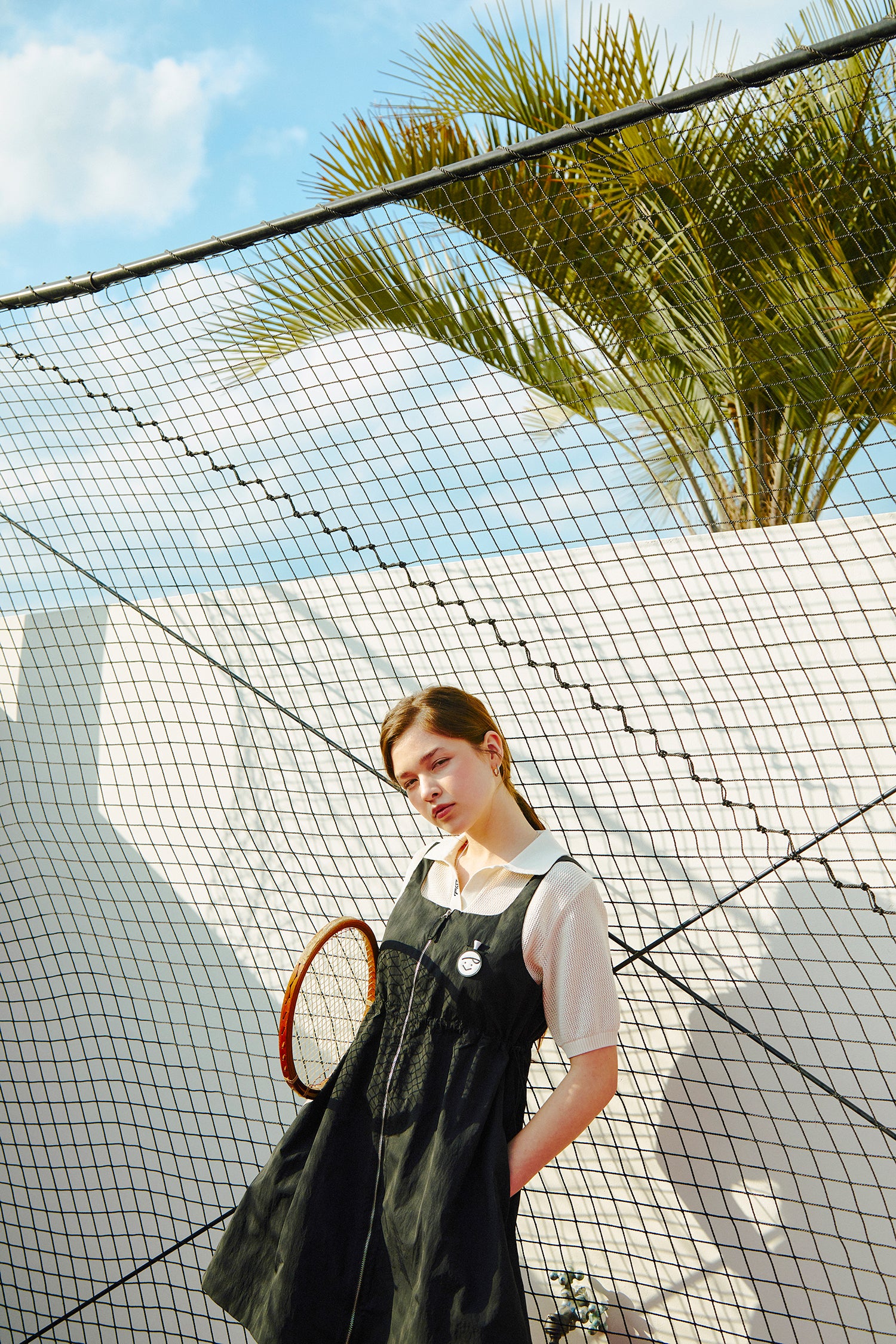 Piv'vee Club Open Collar Knit Top - The Golf Season | One Stop for Your Golf Shopping!