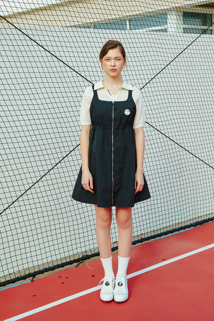 Piv'vee Club Open Collar Knit Top - The Golf Season | One Stop for Your Golf Shopping!