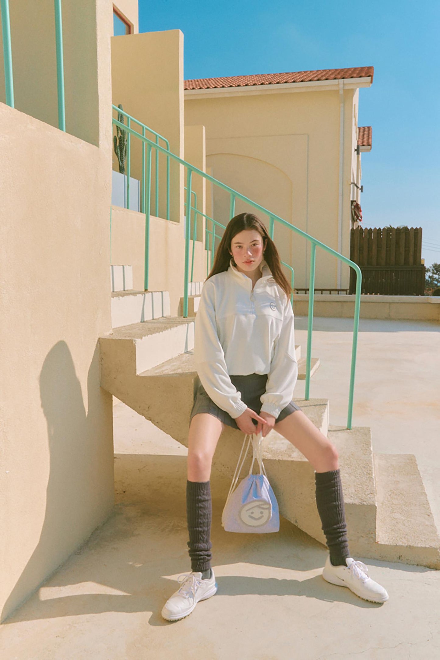 piv'vee fabric mixed anorak - the golf season | one stop for your golf shopping!