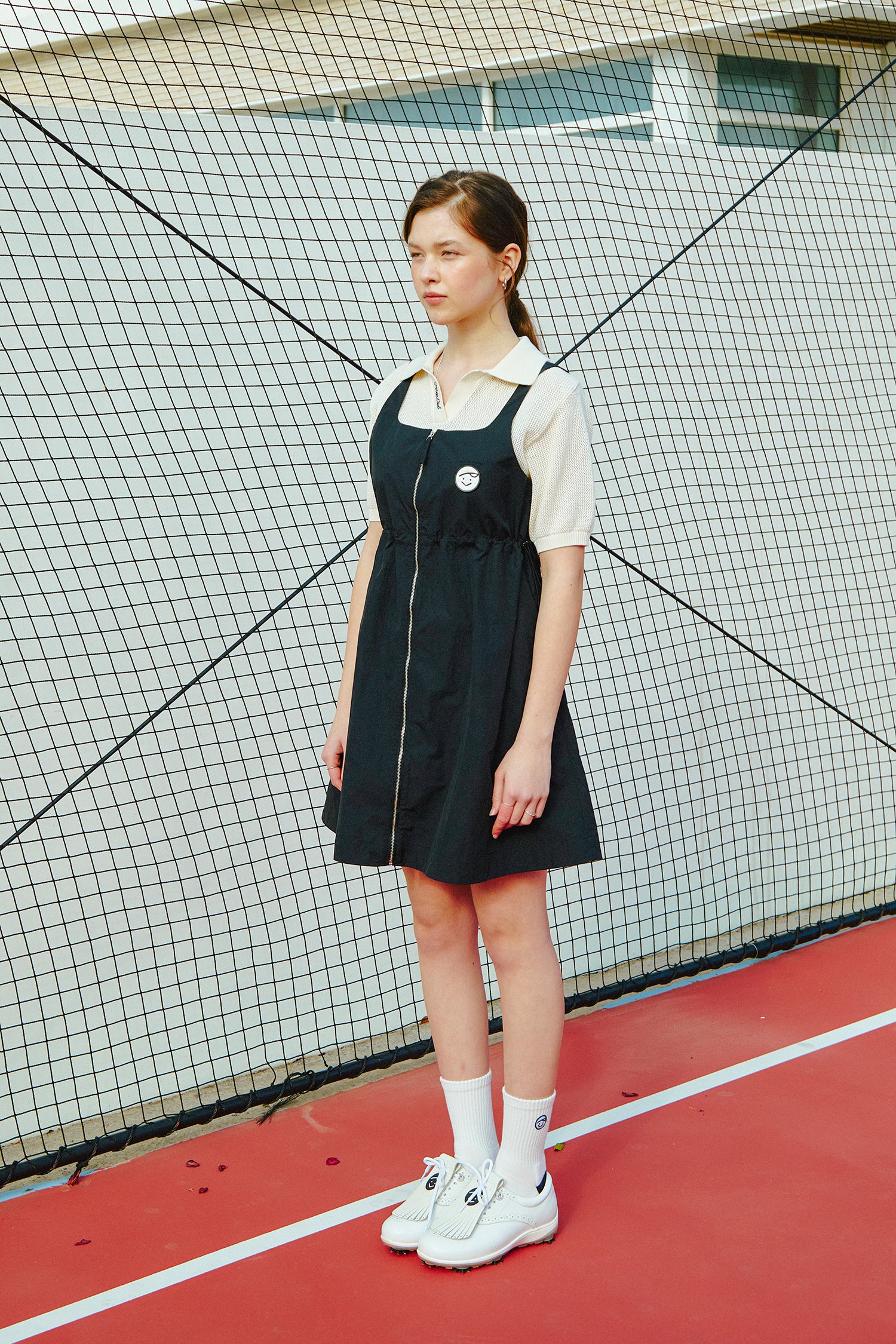 Piv'vee Club Open Collar Knit Top - The Golf Season | One Stop for Your Golf Shopping!