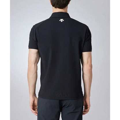 Descente-DESCENTE GOLF Xander Tour Men's Euro Jersey Boarder Shirt-The Golf Season Shop | One Stop for Your Golf Shopping!