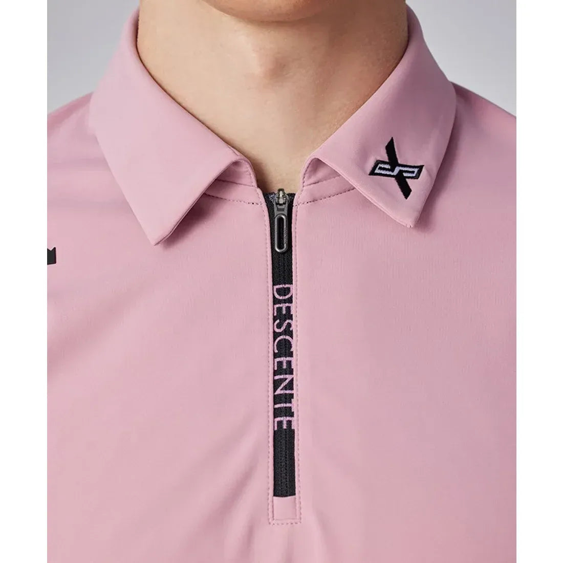 descente-descente golf xander tour men's flex smooth shirt-the golf season shop | one stop for your golf shopping!