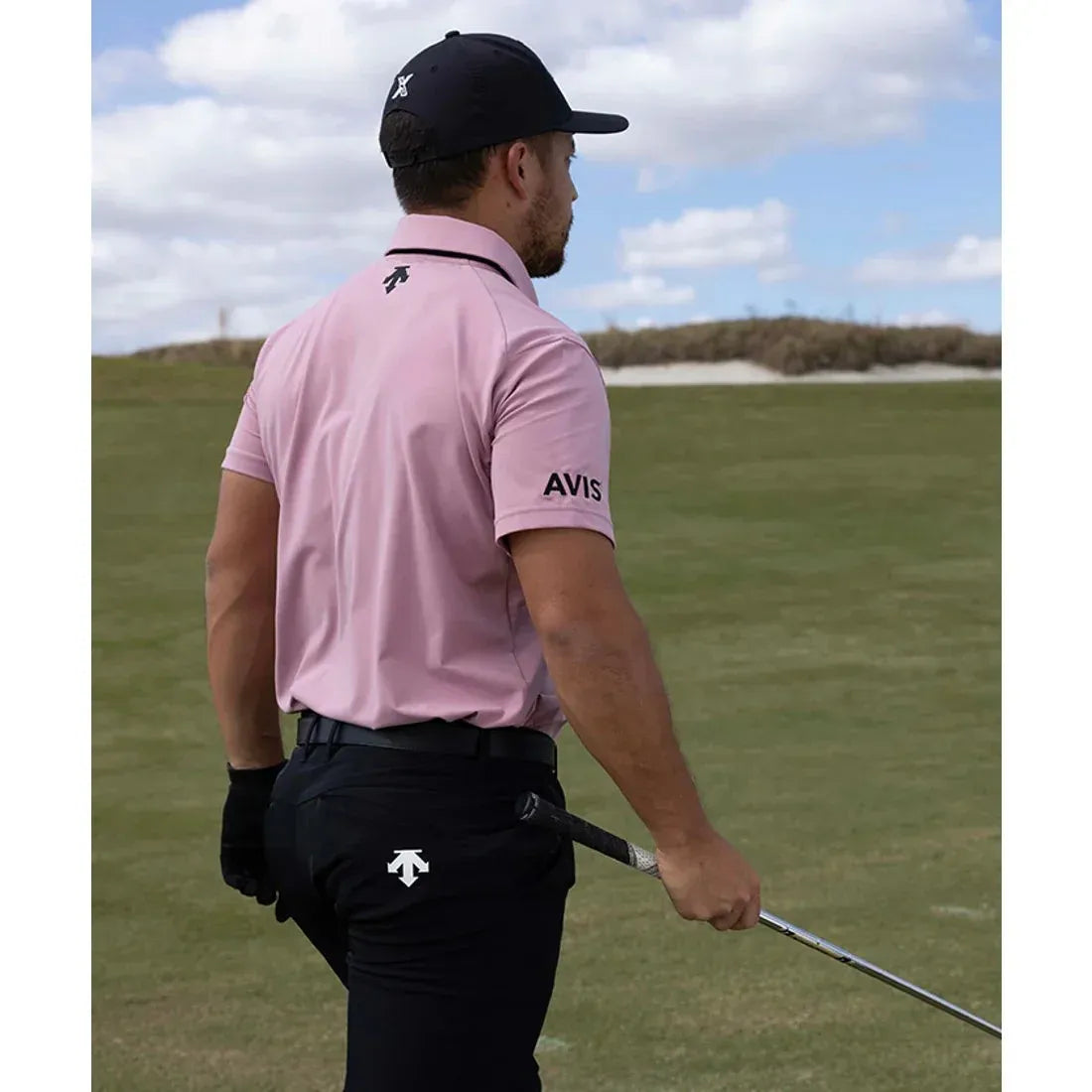Descente-DESCENTE GOLF Xander Tour Men's Flex Smooth Shirt-The Golf Season Shop | One Stop for Your Golf Shopping!