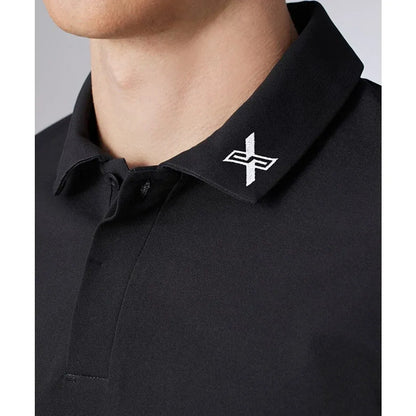 Descente-DESCENTE GOLF Xander Tour Men's Solotex Pique Print Shirt-The Golf Season Shop | One Stop for Your Golf Shopping!