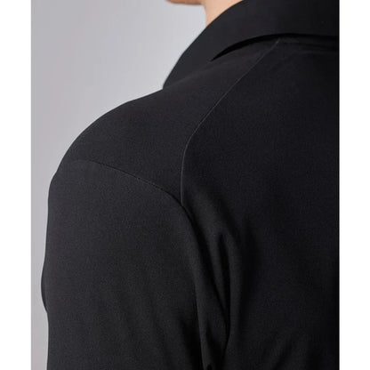 Descente-DESCENTE GOLF Xander Tour Men's Solotex Pique Print Shirt-The Golf Season Shop | One Stop for Your Golf Shopping!