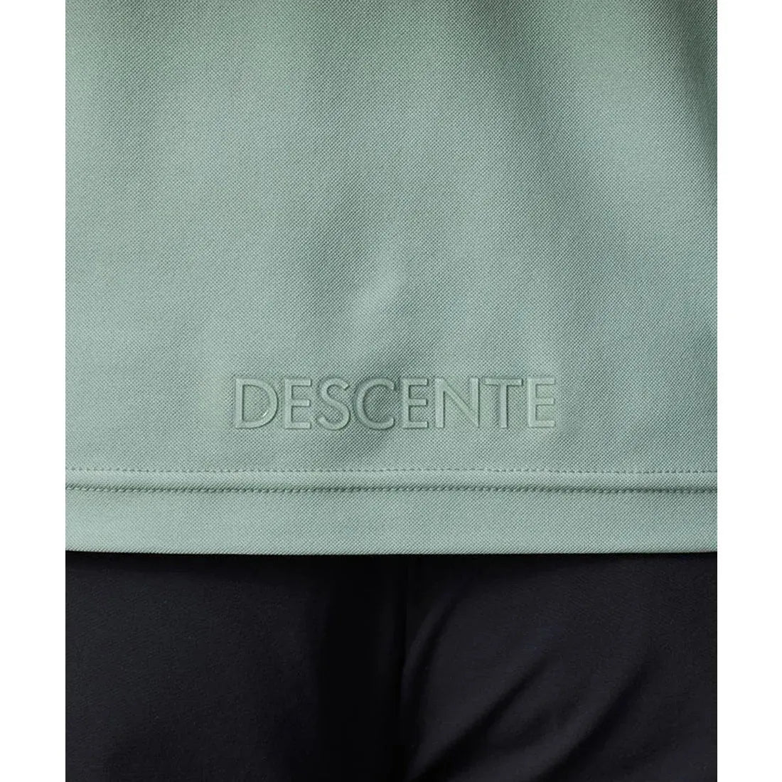 Descente-DESCENTE GOLF Xander Tour Men's Solotex Pique Print Shirt-The Golf Season Shop | One Stop for Your Golf Shopping!