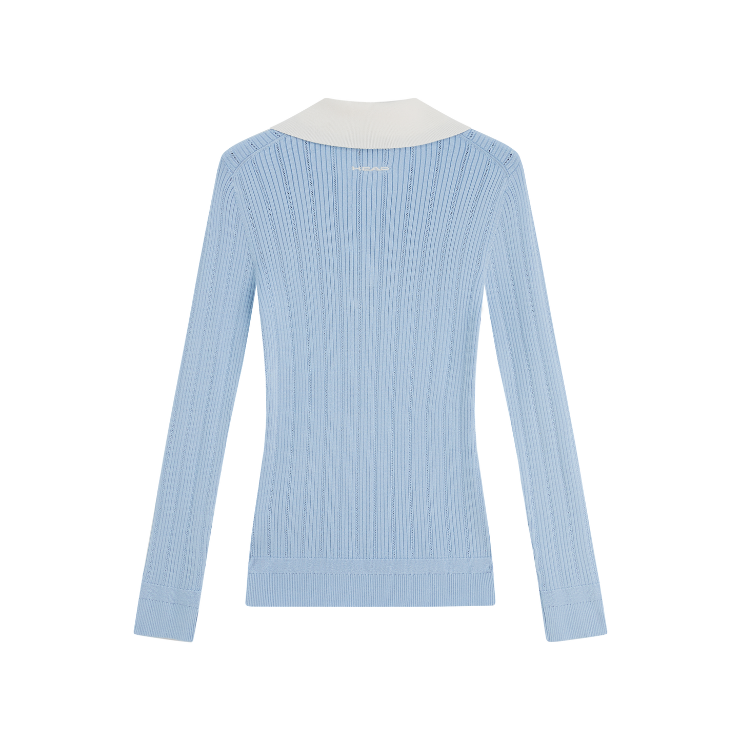 head golf long sleeve pointelle knit polo|women