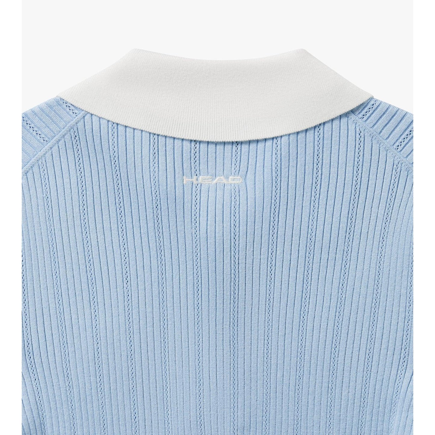 head golf long sleeve pointelle knit polo|women