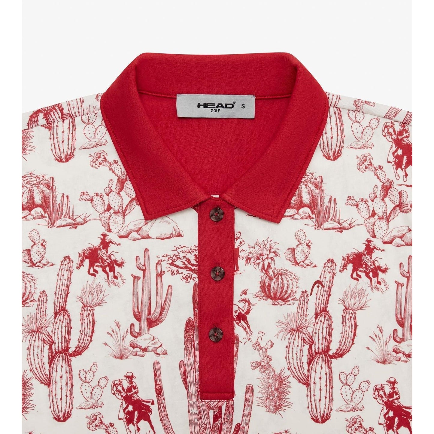 head golf printed polo|women