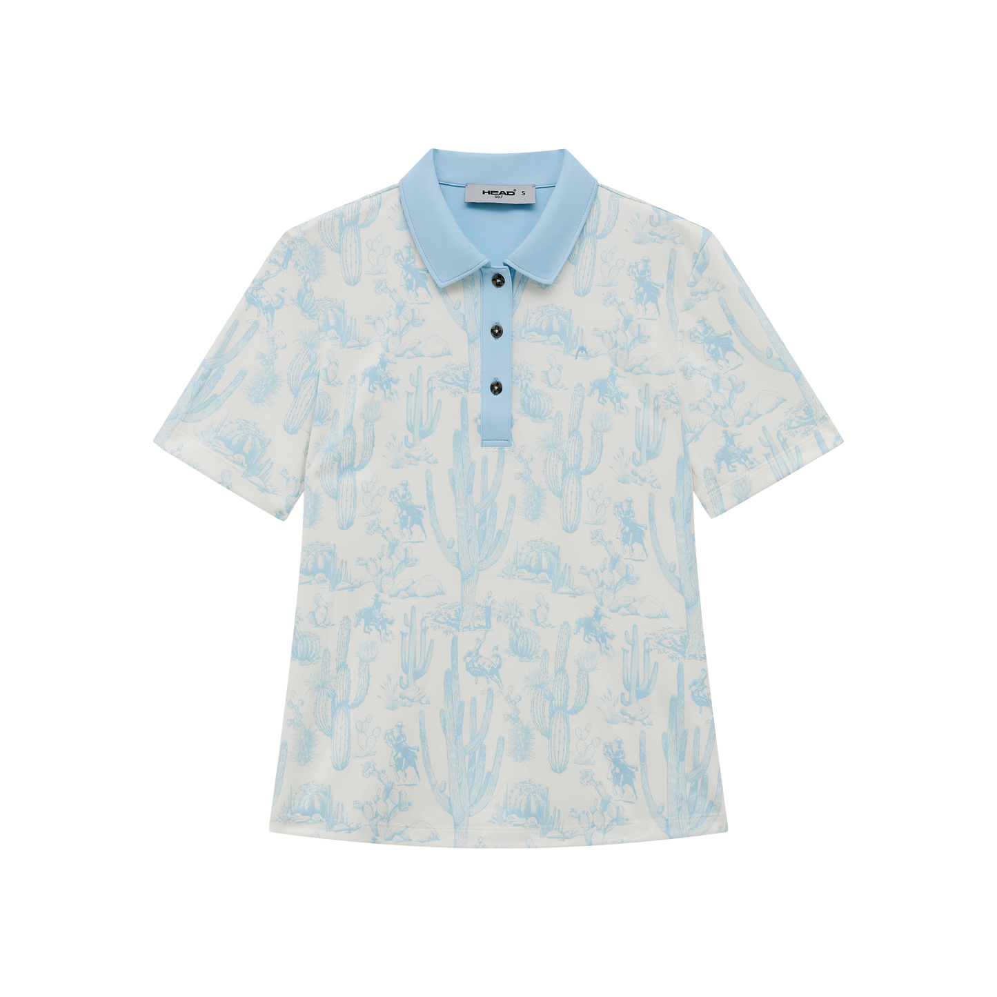 head golf printed polo|women