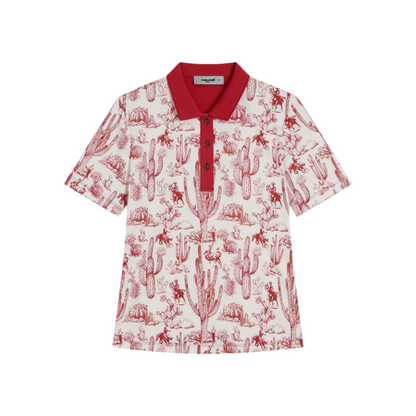 Head Golf Printed Polo|Women