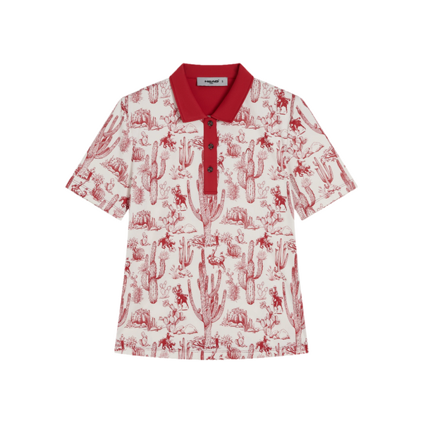 Head Golf Printed Polo|Women
