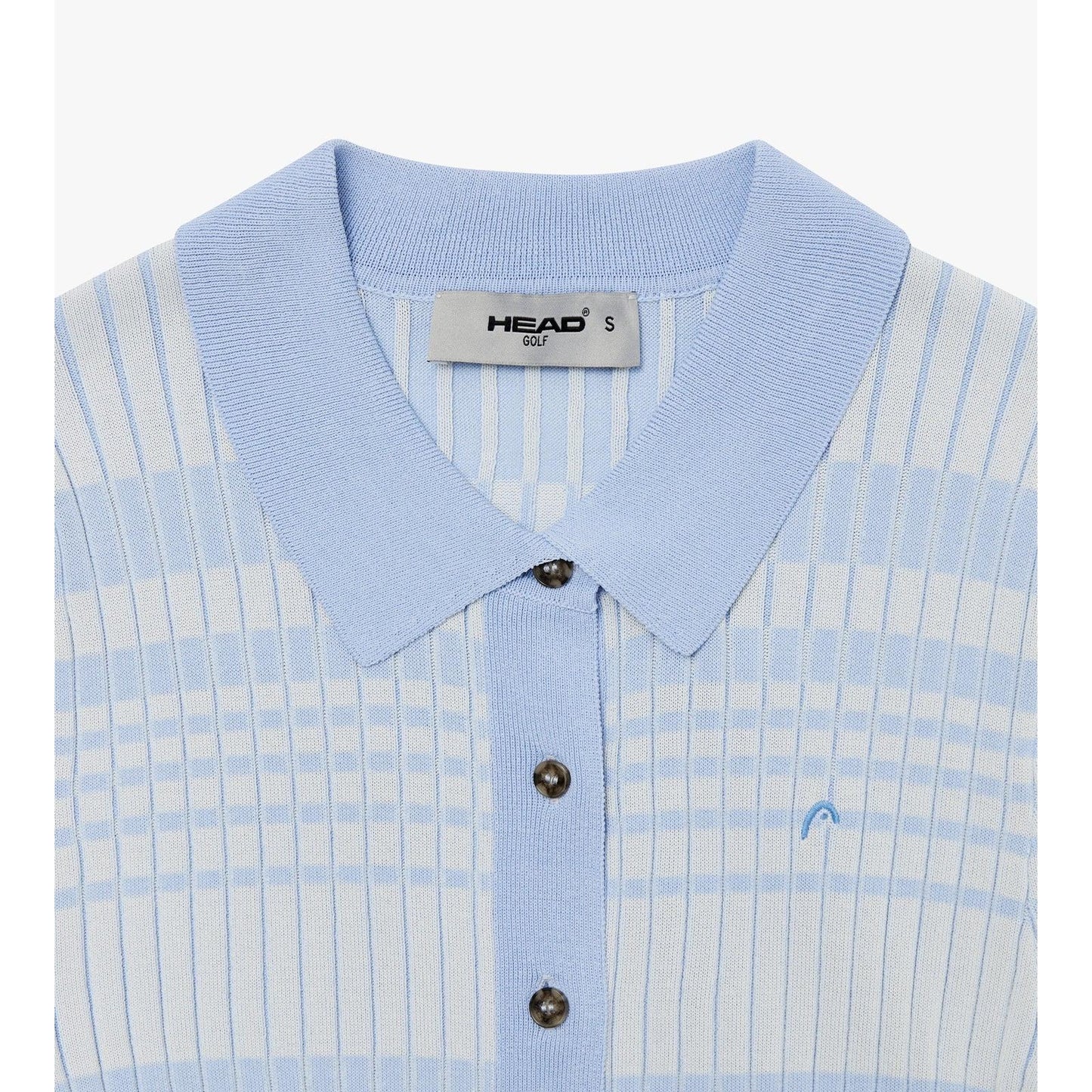 head golf technical knit blouse - blue|women