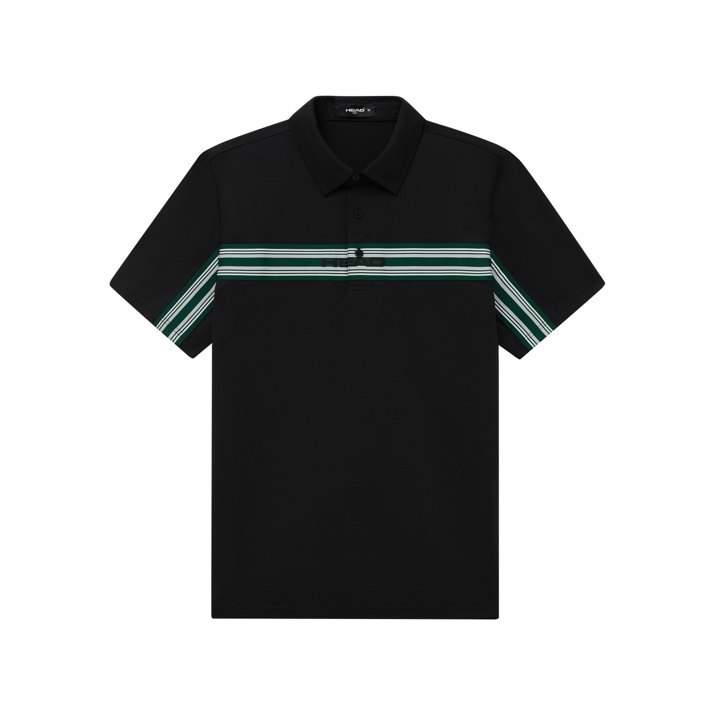 head golf chest tape polo|men