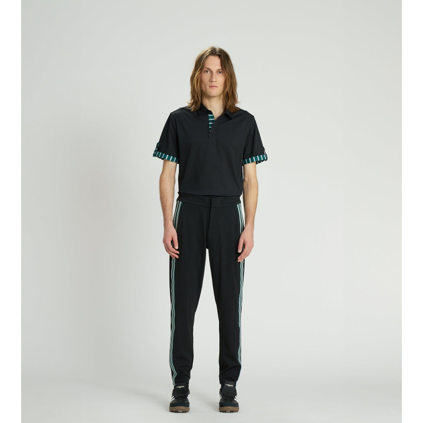 head golf roll sleeve polo|men