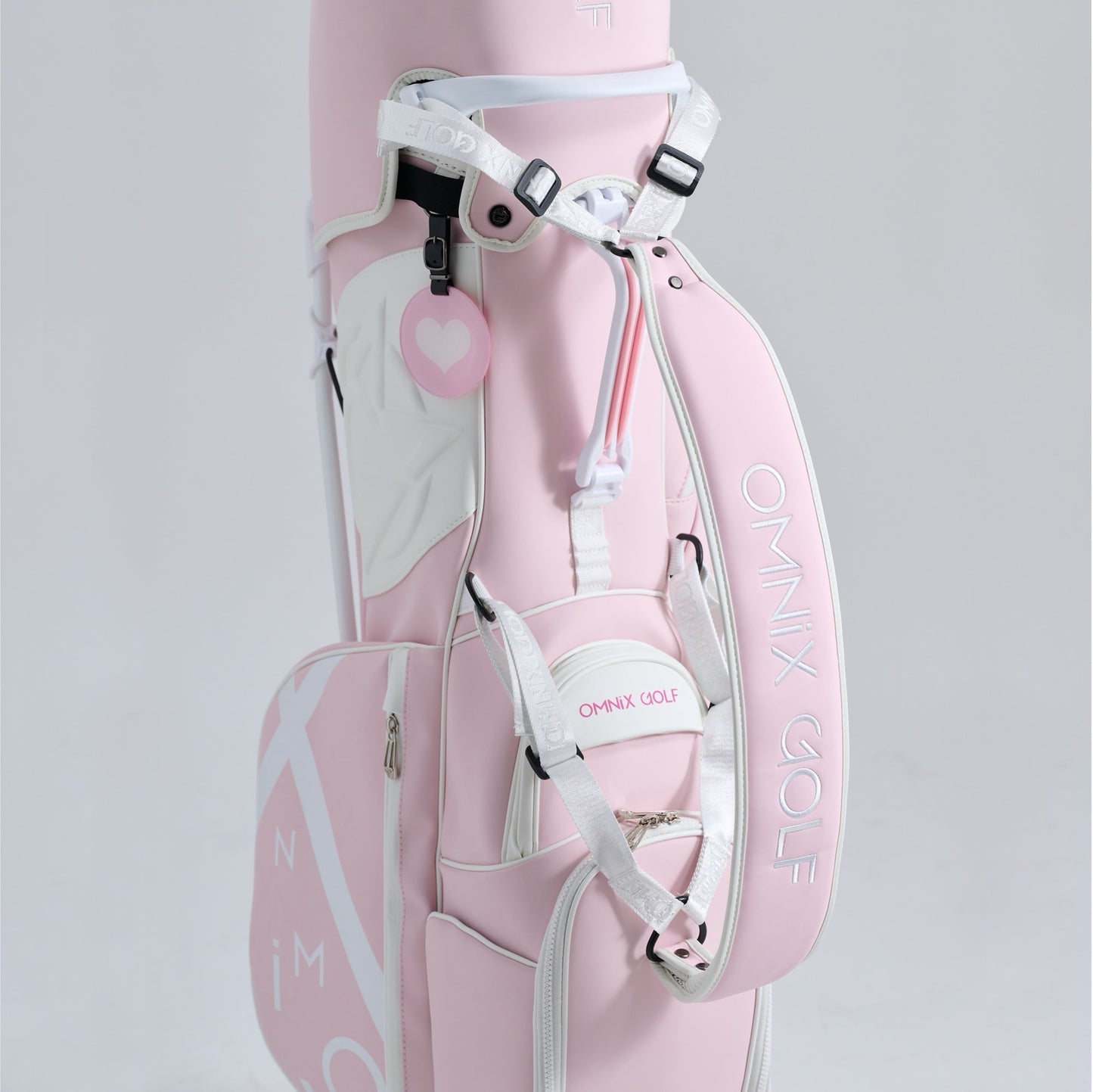 premier stand bag | heart pink - the golf season | one stop for your golf shopping!