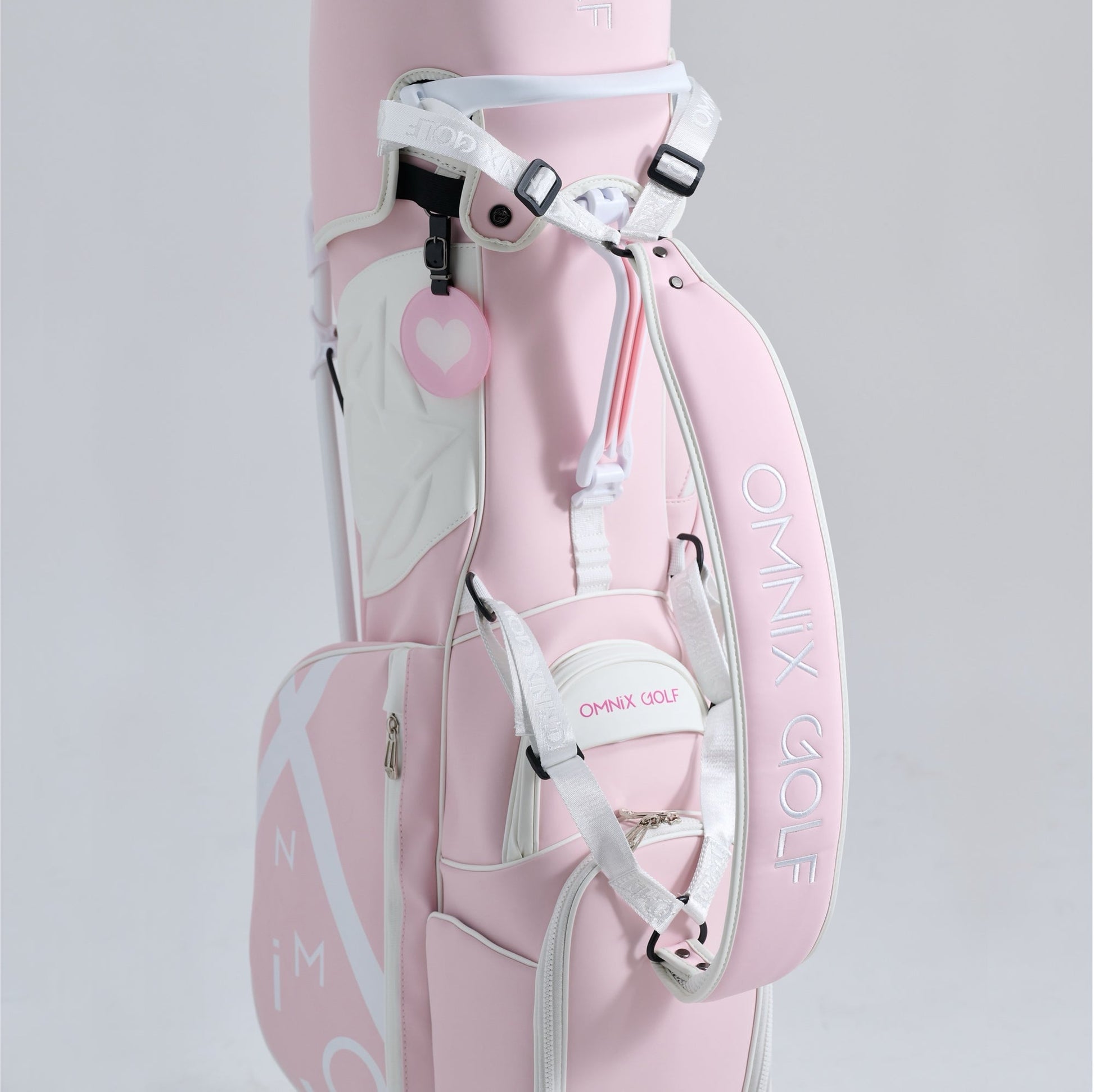 Premier Stand Bag | Heart Pink - The Golf Season | One Stop for Your Golf Shopping!