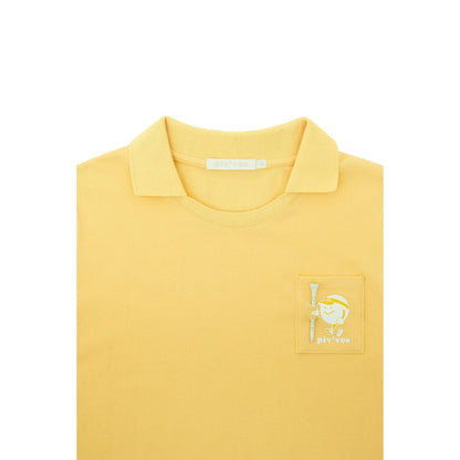 Piv'vee Caddi'vee Tee Holder Collar T-shirt - The Golf Season | One Stop for Your Golf Shopping!