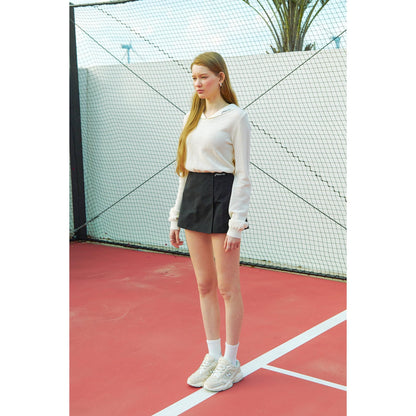 Piv'vee Club Sailor Collar Knit Top - The Golf Season | One Stop for Your Golf Shopping!