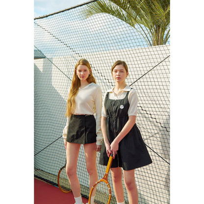 Piv'vee Club Sailor Collar Knit Top - The Golf Season | One Stop for Your Golf Shopping!