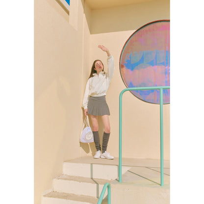 Piv'vee Fabric mixed anorak - The Golf Season | One Stop for Your Golf Shopping!