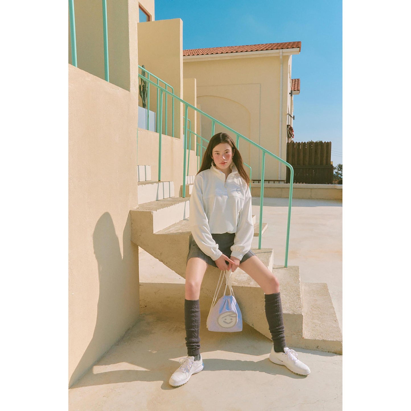 piv'vee fabric mixed anorak - the golf season | one stop for your golf shopping!