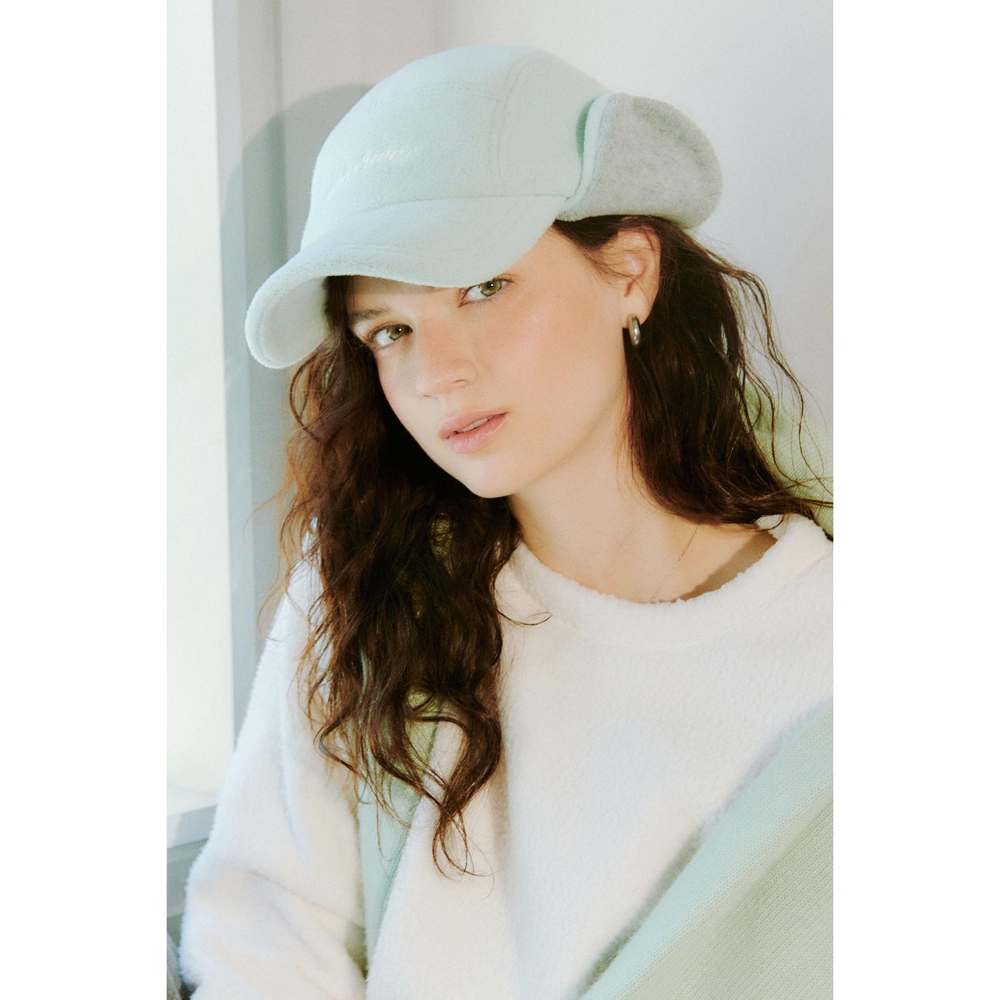 piv'vee fleece earmuffs camp cap - the golf season | one stop for your golf shopping!