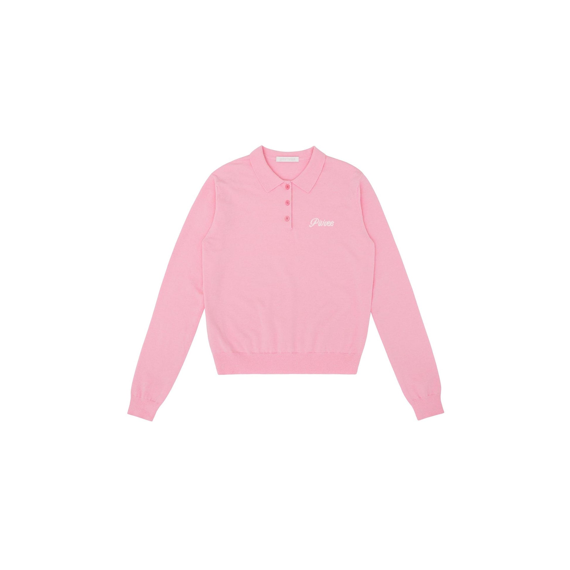 Piv'vee Giant Smiley Knit PK Shirt - The Golf Season | One Stop for Your Golf Shopping!