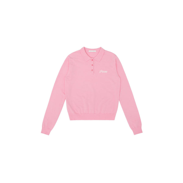 Piv'vee Giant Smiley Knit PK Shirt - The Golf Season | One Stop for Your Golf Shopping!