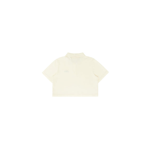 Piv'vee Lettering Crop PK Shirt - The Golf Season | One Stop for Your Golf Shopping!