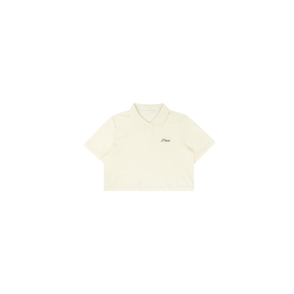 Piv'vee Lettering Crop PK Shirt - The Golf Season | One Stop for Your Golf Shopping!