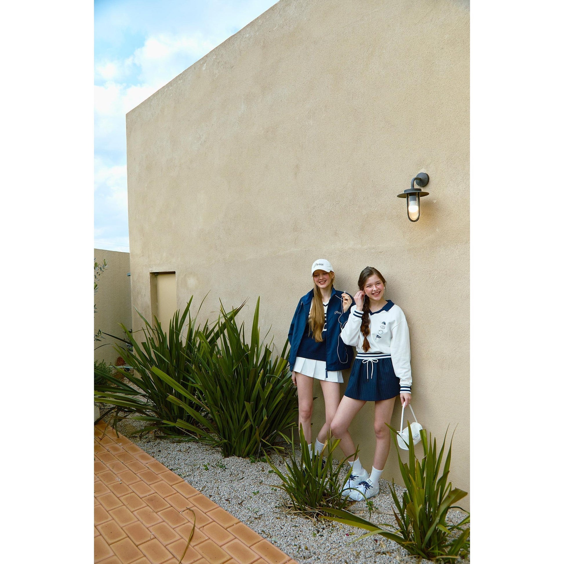 Piv'vee Pinstripe Drawstring Mini Skirt - The Golf Season | One Stop for Your Golf Shopping!