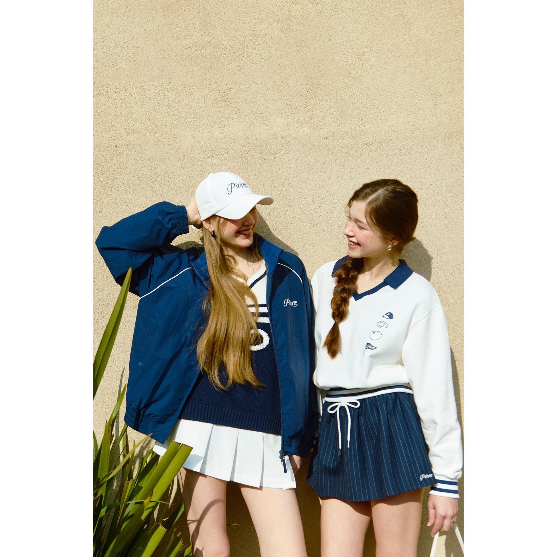 Piv'vee Pinstripe Drawstring Mini Skirt - The Golf Season | One Stop for Your Golf Shopping!