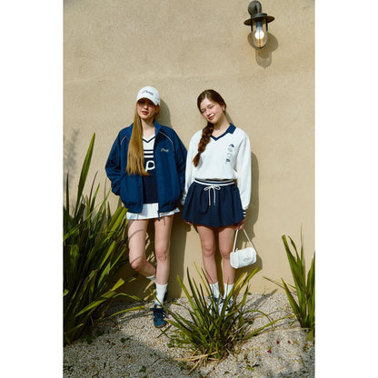 Piv'vee Pinstripe Drawstring Mini Skirt - The Golf Season | One Stop for Your Golf Shopping!
