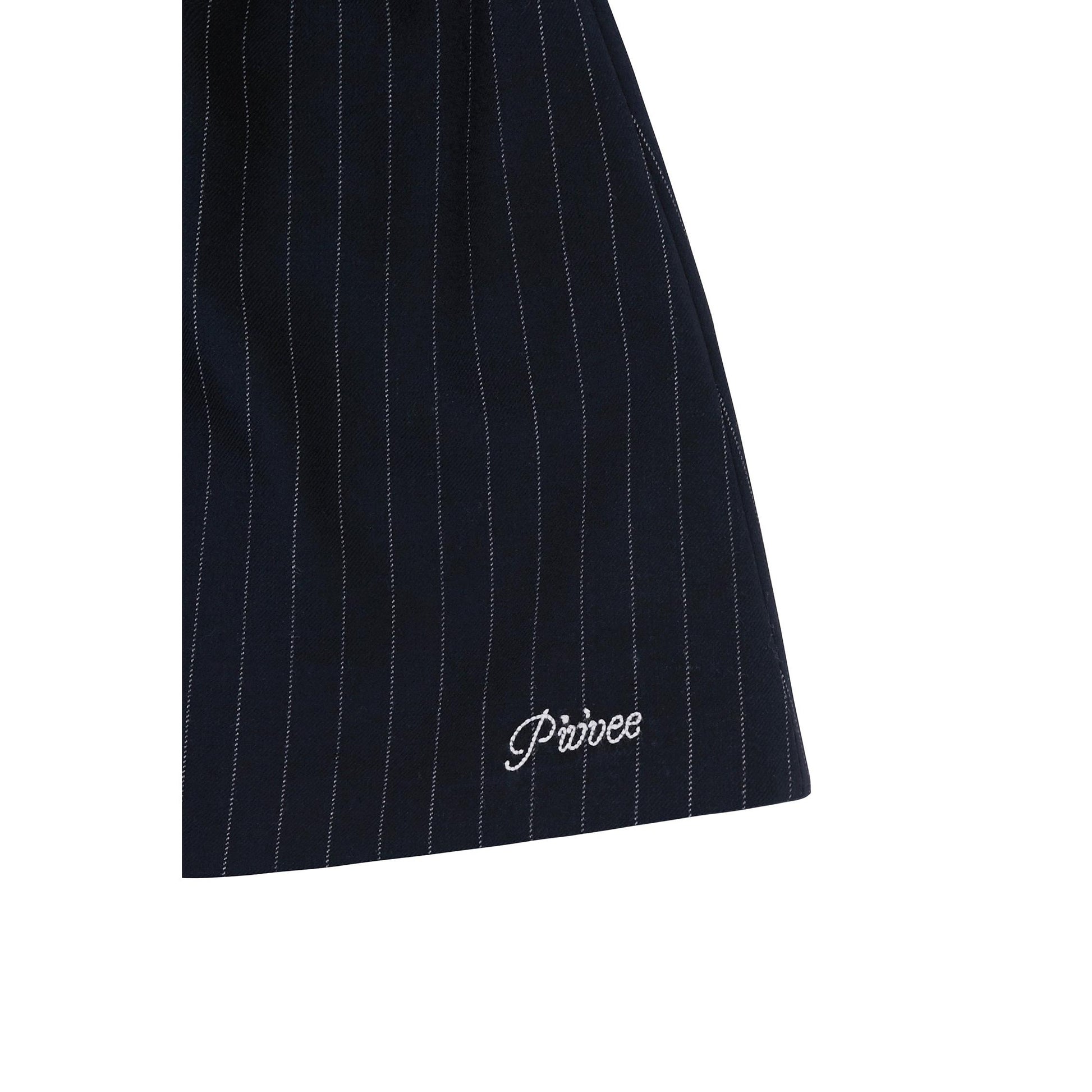 Piv'vee Pinstripe Drawstring Mini Skirt - The Golf Season | One Stop for Your Golf Shopping!