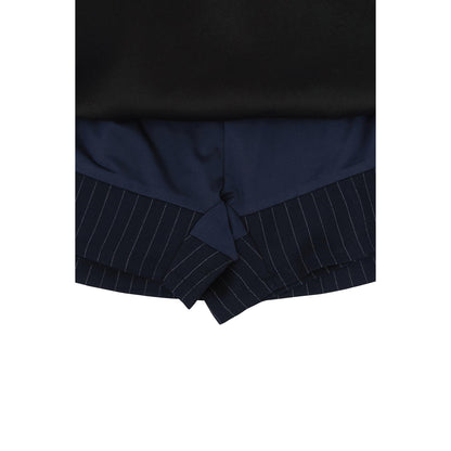 Piv'vee Pinstripe Drawstring Mini Skirt - The Golf Season | One Stop for Your Golf Shopping!