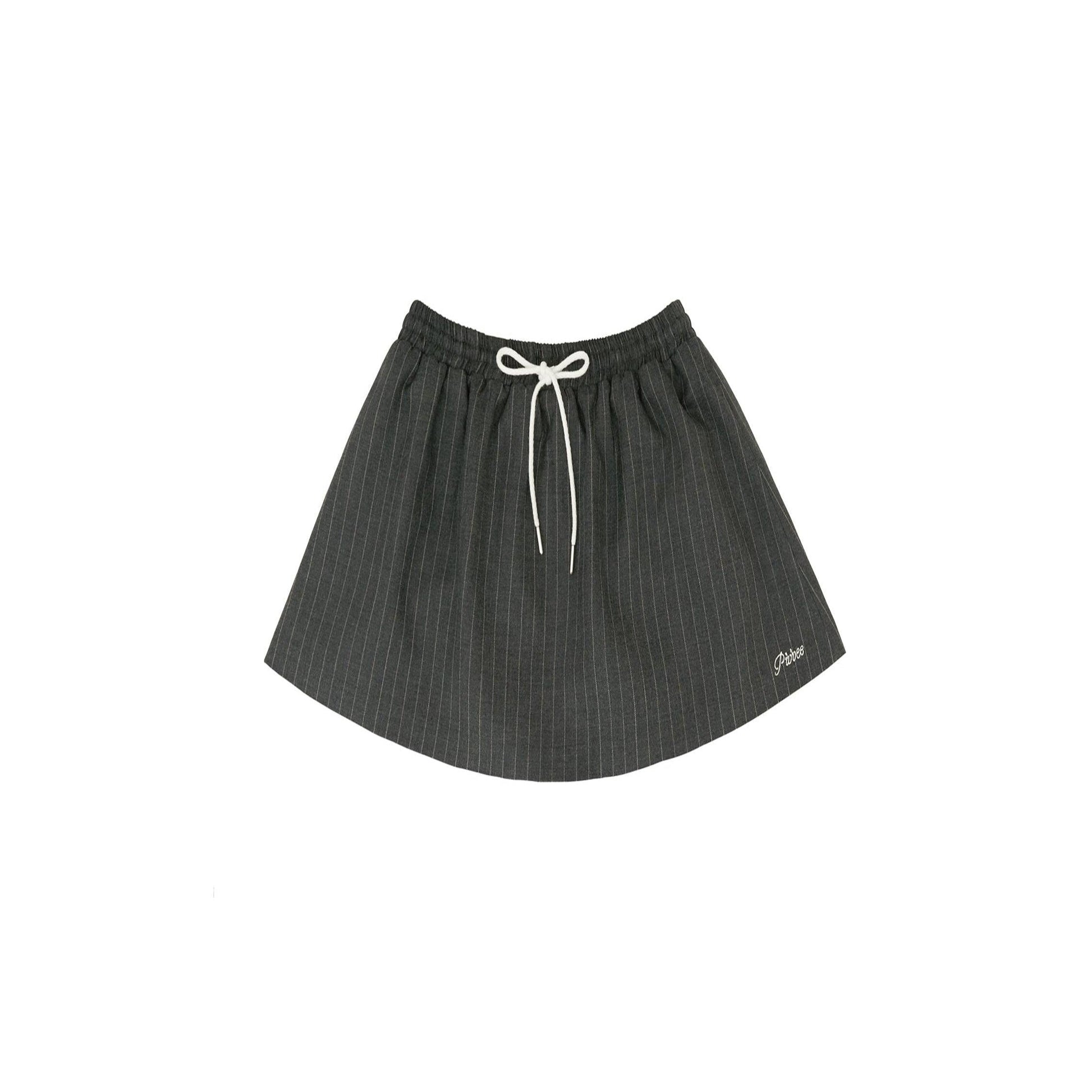 Piv'vee Pinstripe Drawstring Mini Skirt - The Golf Season | One Stop for Your Golf Shopping!
