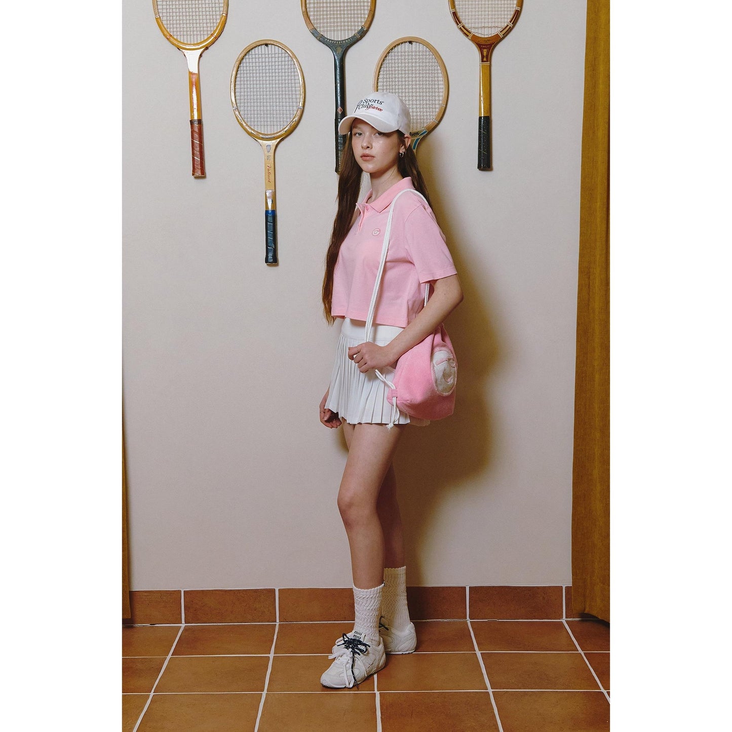 piv'vee smiley crop pk shirt - the golf season | one stop for your golf shopping!
